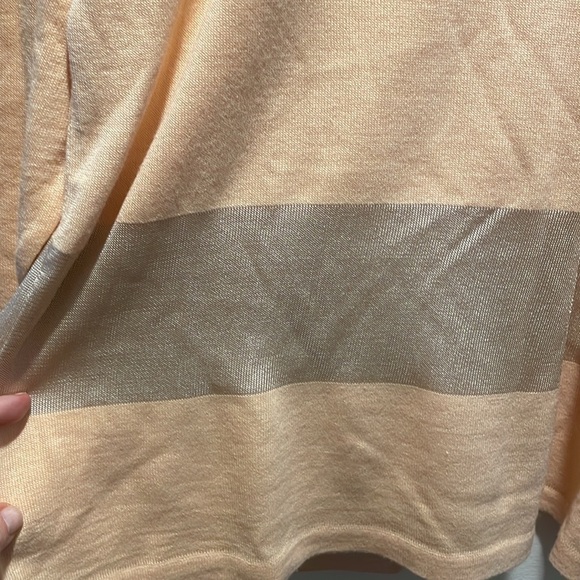 Gispa 3 Piece Melon Tan Semi Mesh Knit Loungewear Set - Picture 2 of 8